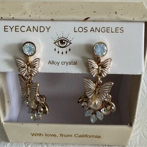 EYE CANDY Butterfly Dangle Earrings